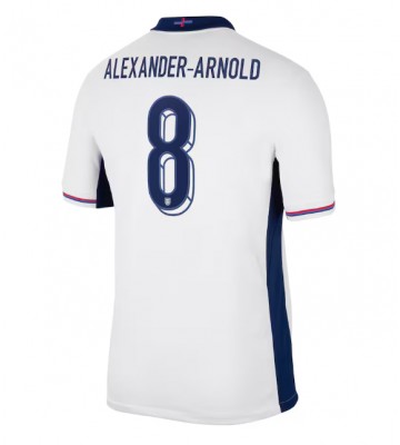 England Alexander-Arnold #8 Hjemmebanetrøje EM 2024 Kort ærmer